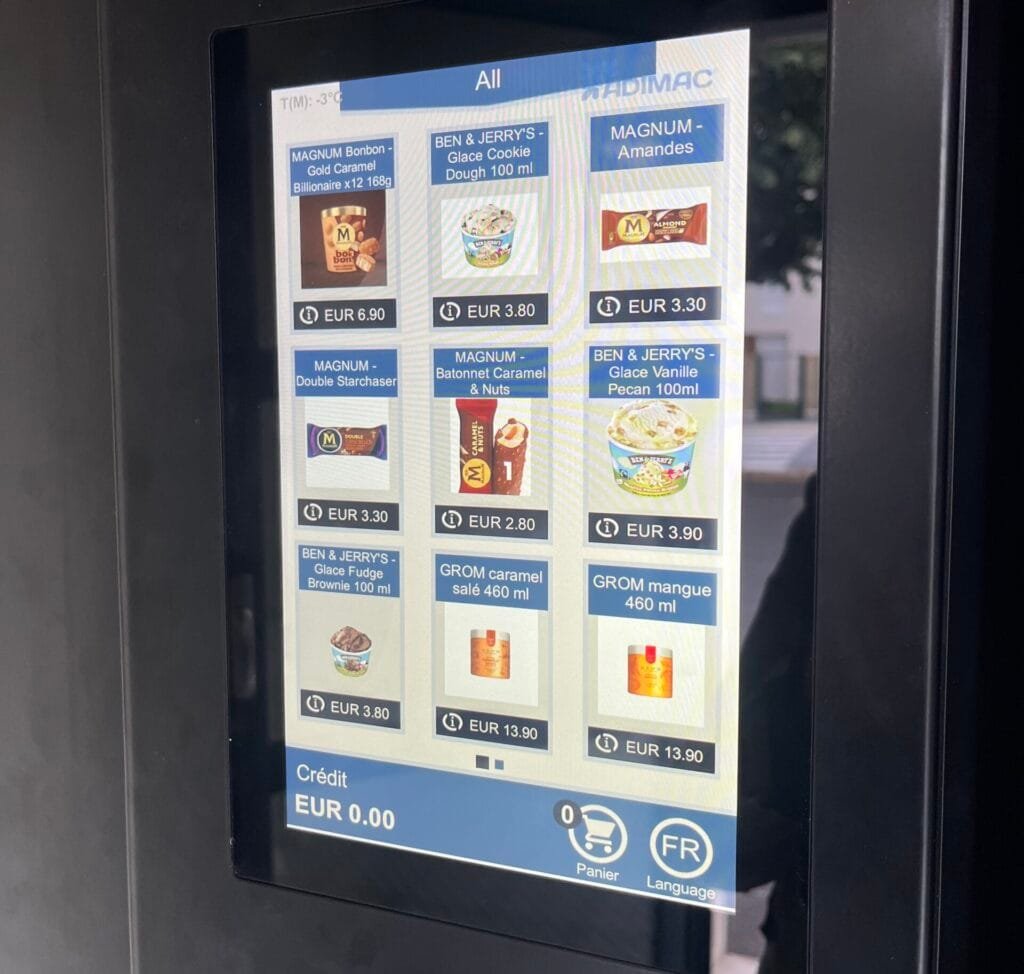 borne de commande distributeur automatique