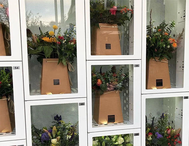 distirbuteur de fleurs