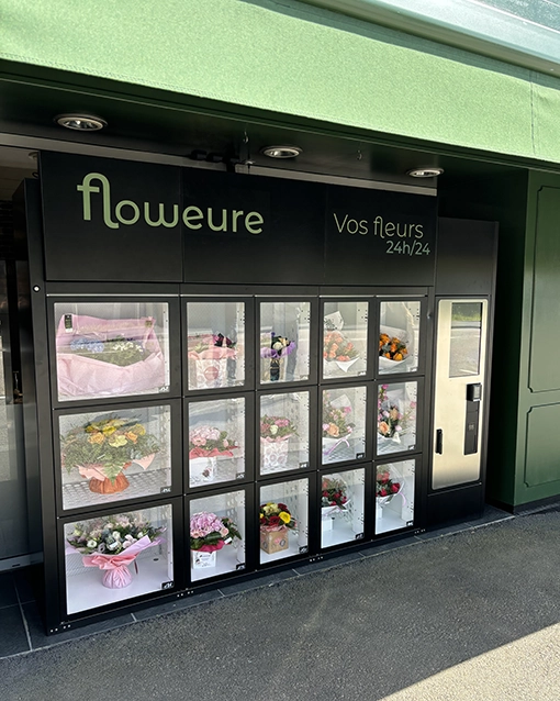 distributeur automatique de fleurs