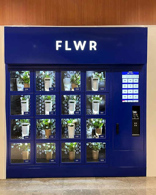 distributeur automatique de fleurs