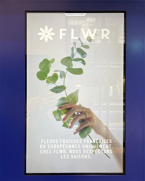 distribution de fleurs