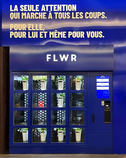 distributeur automatique de fleurs