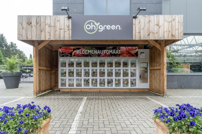 magasin automatique de fleurs