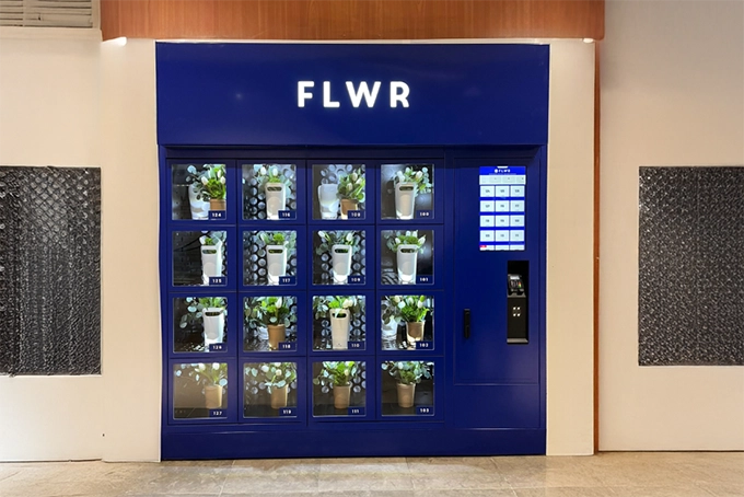 distributeur automatique de fleurs