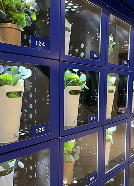 distributeur de fleurs