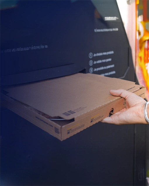 distributeur automatique de pizzas