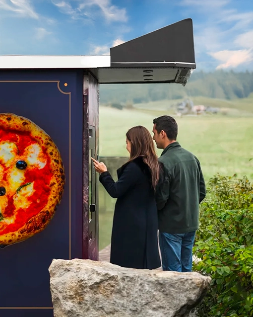 distributeur automatique de pizza