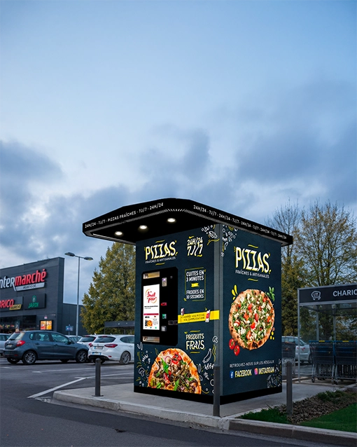 distributeur de pizzas