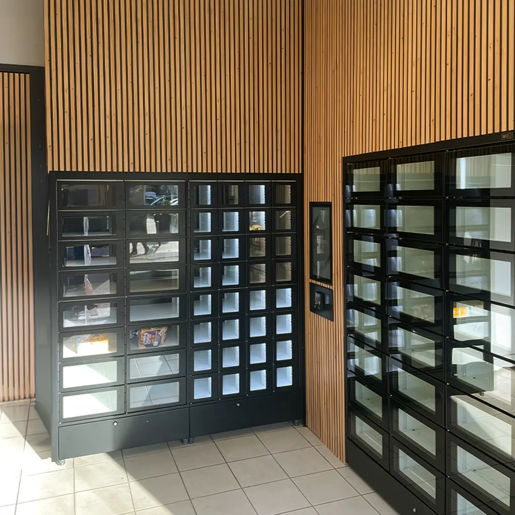Casiers automatique pour épicerie